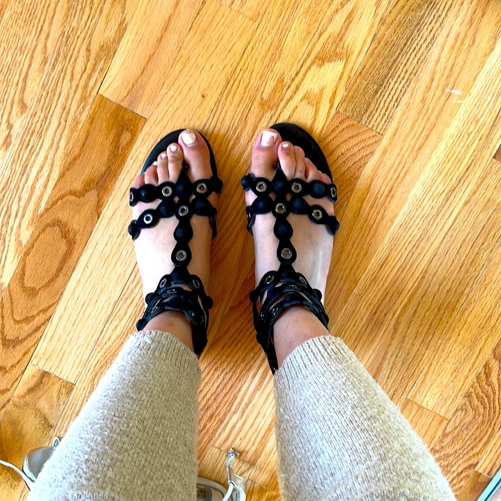 Black Sam Edelman sandals